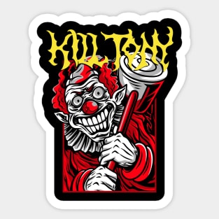 Kill Tony Podcast Death Clown Sticker